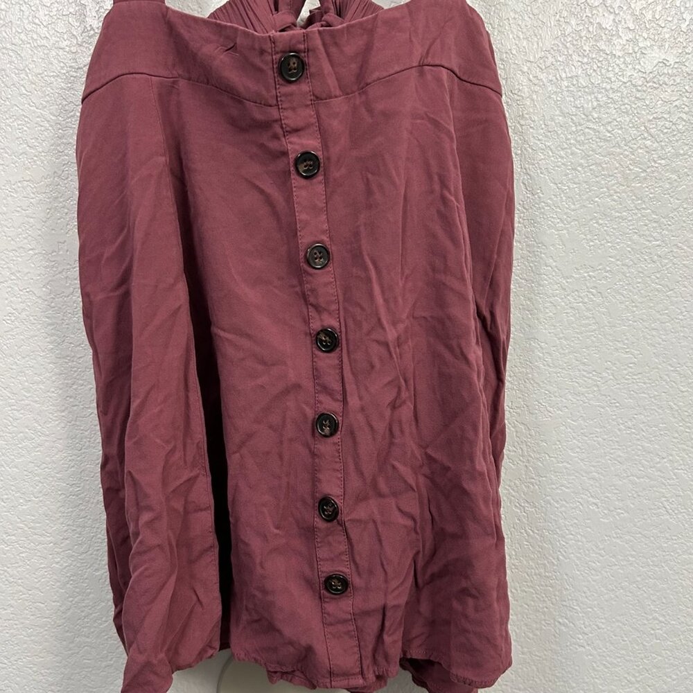 Torrid Mauve Mini Challis Skirtall - Picture 4 of 9